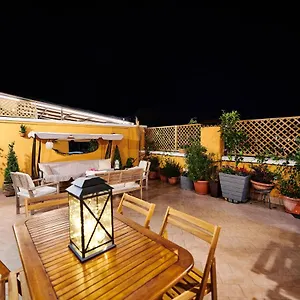 Terrace - Meospiti Penthouse , Rome Italy